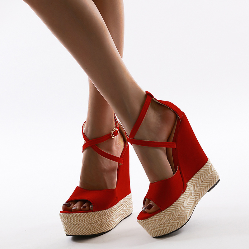 Wedge Sandals in Matching Colors