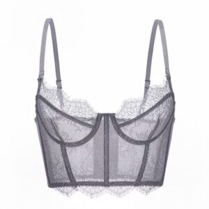 Embrace Breathable Luxury with the Gathered Bralette Vest