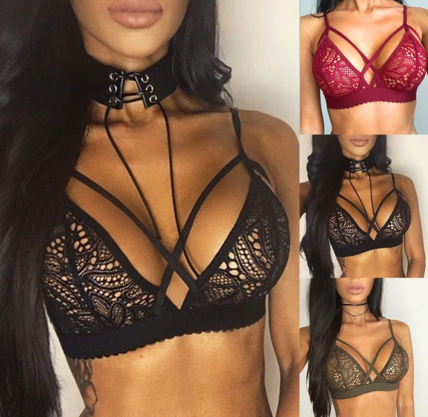 Lace Hollow Out Bra