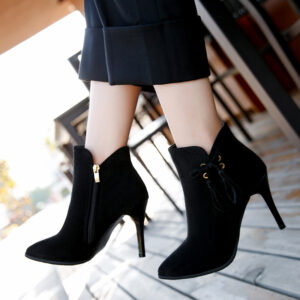Step into Elegance with Women’s Suede Short Boots