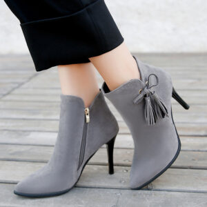 Step into Elegance with Women’s Suede Short Boots