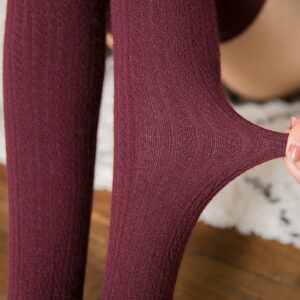 Women’s Over the Knee Wool Plush Velvet Socks