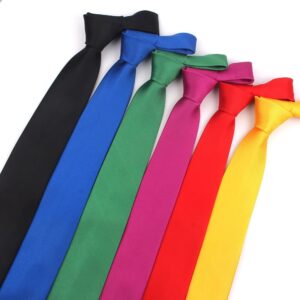 Men’s 8cm Width Classic Candy Color Tie