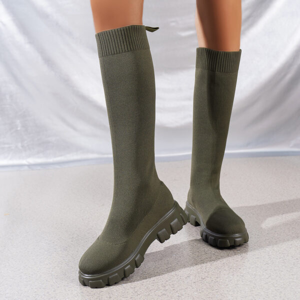 Women's Breathable Tall Skinny Boots - Image 5