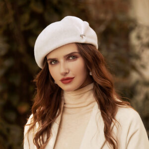 Women’s British Vintage Wool Beret Hat