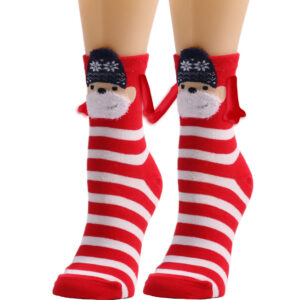 Adorable Mid Calf Socks with Magnetic Handles