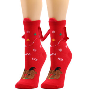 Adorable Mid Calf Socks with Magnetic Handles