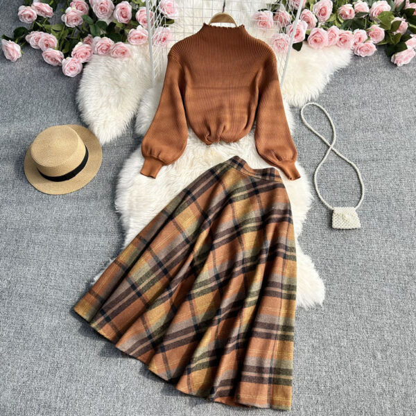 Sweater and Skirt Ensemble