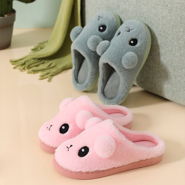 Women's Plush Cotton Slippers - Image 5