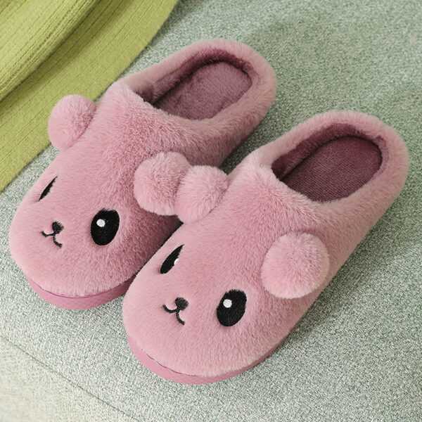 Women's Plush Cotton Slippers - Image 9