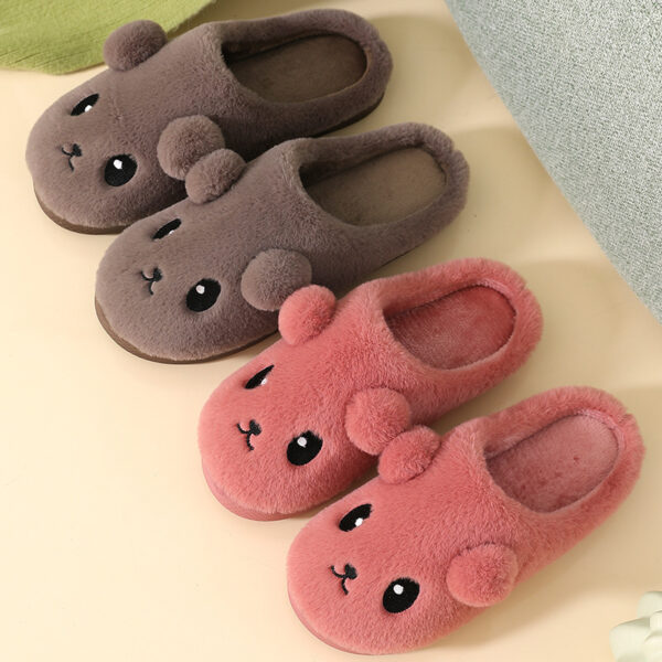 Women's Plush Cotton Slippers - Image 6