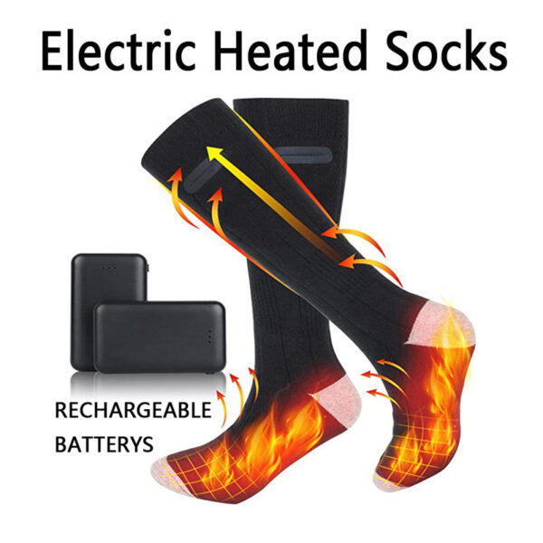 Innovative USB Powered Heated Socks for Winter Comfort - Image 2