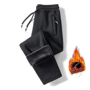 Lamb Cashmere Thickened Sport Pants for Men