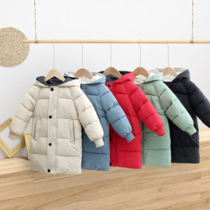 Mid-Length Down Padded Jacket for Kids