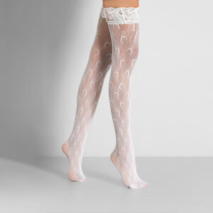 Women’s Temperament Lace Knee-high Jacquard Stockings