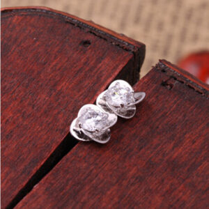 Four-leaf clover earrings