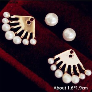 Fashion Earrings Post-hanging Earrings Simulated Pearl Stud Earrings Ear Clips