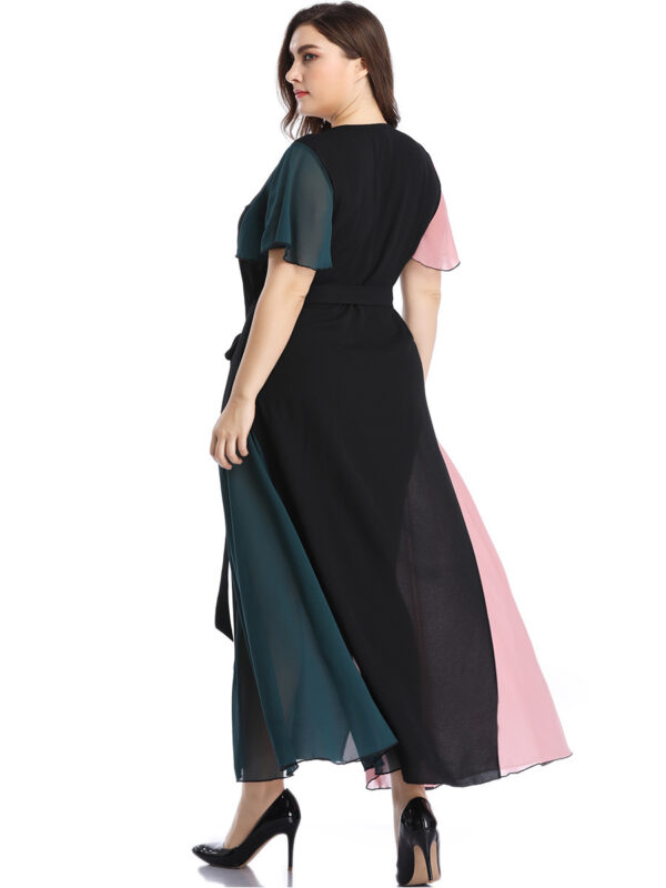 Plus Size Long Dress Women Maxi Gown Summer - Image 3