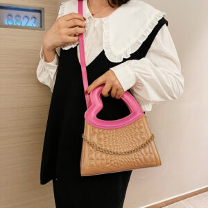 Women’s Fashion Candy Color Love Handbag