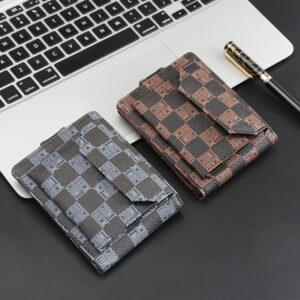 Short Wallet for Men with Multifunctional Features