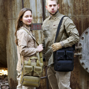 Tactical Crossbody Bag with Waterproof Protection