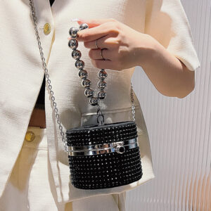 Women’s Fashion Diamond-studded Pearl Hand Crossbody Bag