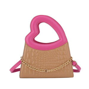 Women’s Fashion Candy Color Love Handbag