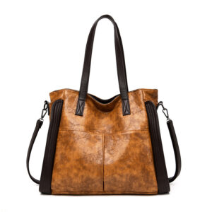 Soft Leather Handbag Stylish Versatile Atmosphere Cross-body Bag