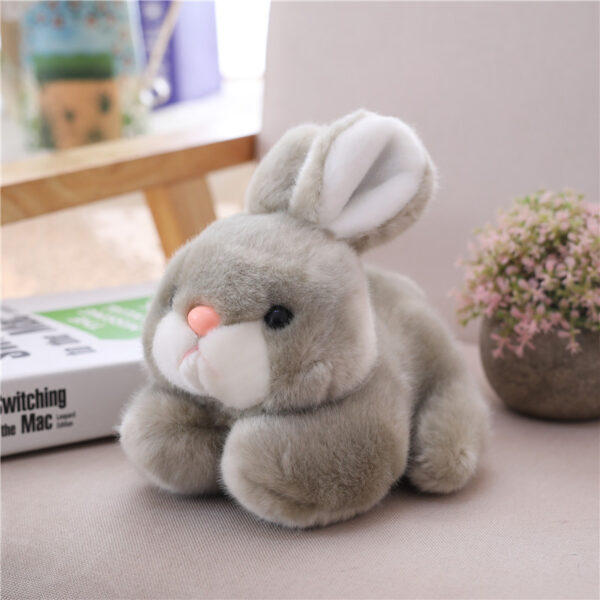 Long-Haired Lying Rabbit Plush Toy Simulation - Image 3