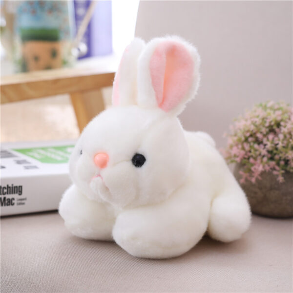 Long-Haired Lying Rabbit Plush Toy Simulation - Image 4