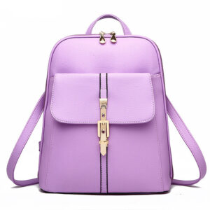Fashion Casual Korean Ladies Leather Backpack