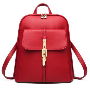 Fashion Casual Korean Ladies Leather Backpack
