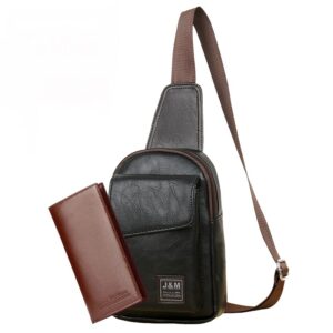 Retro PU Leather Shoulder Bag for Men