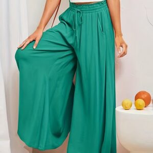Women’s Casual Trousers Solid Color