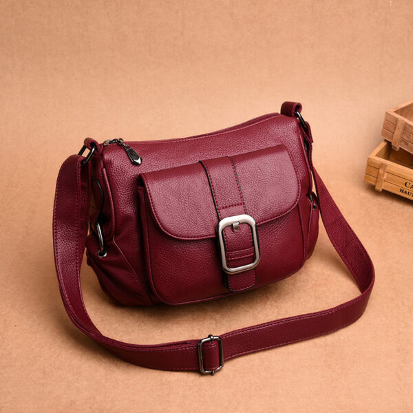 Middle aged shoulder bag leisure straddle bag - Image 6