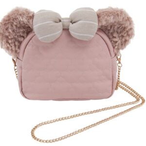 Sydney Small Rose Bear Bag with Girly Heart PU Leather