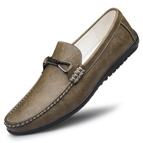 Men's Cowhide Peas Shoes - Image 9