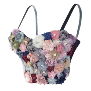 Women’s 3D Floral Bustier for a Stunning Look