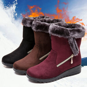 Winter plush short boots women’s cotton shoes