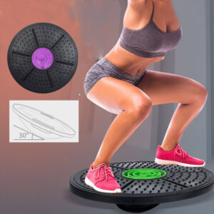 Yoga Balance Board Disc Stability Round Plates Exercise Trainer for Fitness Sports Waist Wriggling Fitness Balance Board