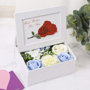 New Style Rose Soap Flower Frame Box