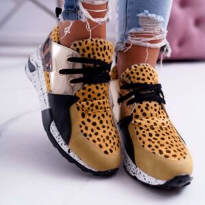 Women’s Leopard Wedge Sneakers