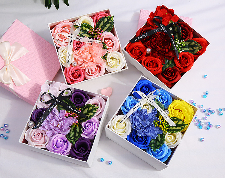 Rose Flower Gift Box