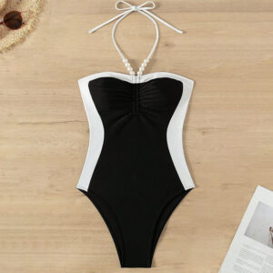 Women’s Pearl Strap Slimming Swimsuit