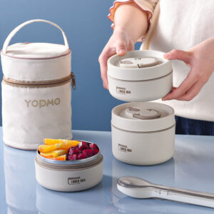 Portable Self Heating Lunch Box with Japanese Influence