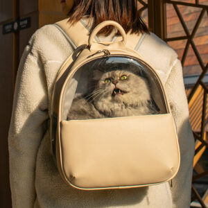 Cat Bag Outing Backpack High-value Visible Transparent Cat And Dog Outing Pet Bag