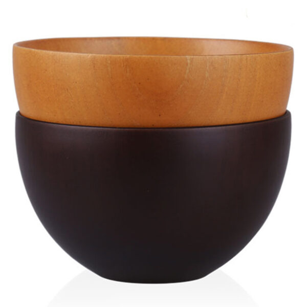 Large Wooden Soup Bowl - Image 2