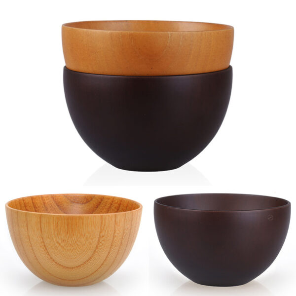 Large Wooden Soup Bowl - Image 3