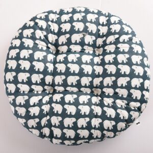 Round Cotton Silk Floor Cushion