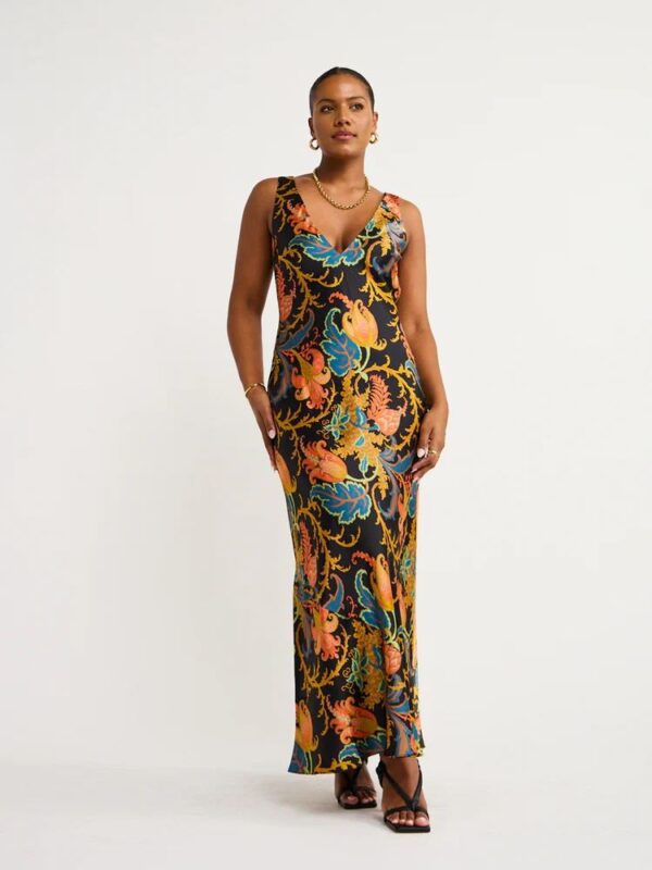 Fashion Sexy Print Dress Long Dress - Image 5